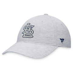 St. Louis Cardinals Fanatics Logo Adjustable Hat - Gray Hats
