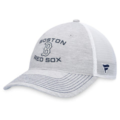 Boston Red Sox Fanatics Trucker Adjustable Hat - Gray Hats