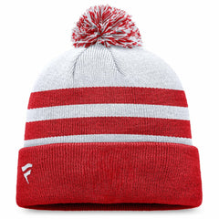 St. Louis Cardinals Fanatics Cuffed Knit Hat with Pom - Gray Hats