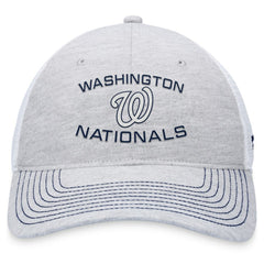 Washington Nationals Fanatics Trucker Adjustable Hat - Gray Hats