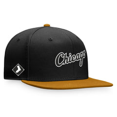 Chicago White Sox Fanatics Fitted Hat - Black/Khaki Hats