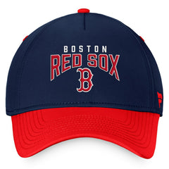 Boston Red Sox Fanatics Stacked Logo Flex Hat - Navy/Red Hats