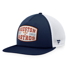 Houston Astros Fanatics Foam Front Patch Trucker Snapback Hat - Navy Hats