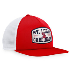 St. Louis Cardinals Fanatics Foam Front Patch Trucker Snapback Hat - Red Hats