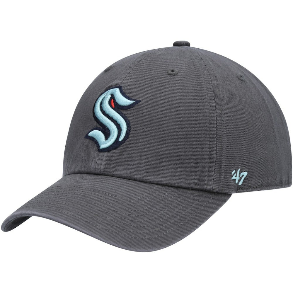Seattle Kraken '47 Clean Up Adjustable Hat - Charcoal | US 200012153