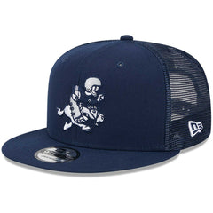Dallas Cowboys New Era Retro Joe Main Trucker 9FIFTY Snapback Hat - Navy Hats