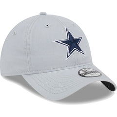 Dallas Cowboys New Era Youth Main Core Classic 2.0 9TWENTY Adjustable Hat - Gray Hats