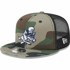 Dallas Cowboys New Era Youth Retro Joe Main Trucker 9FIFTY Snapback Hat - Camo Hats