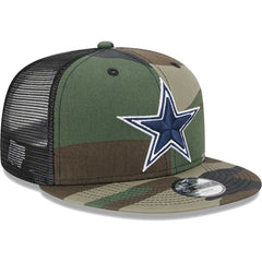 Dallas Cowboys New Era Youth Main Trucker 9FIFTY Snapback Hat - Camo Hats