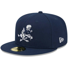 Dallas Cowboys New Era Retro Joe Main 59FIFTY Fitted Hat - Navy Hats