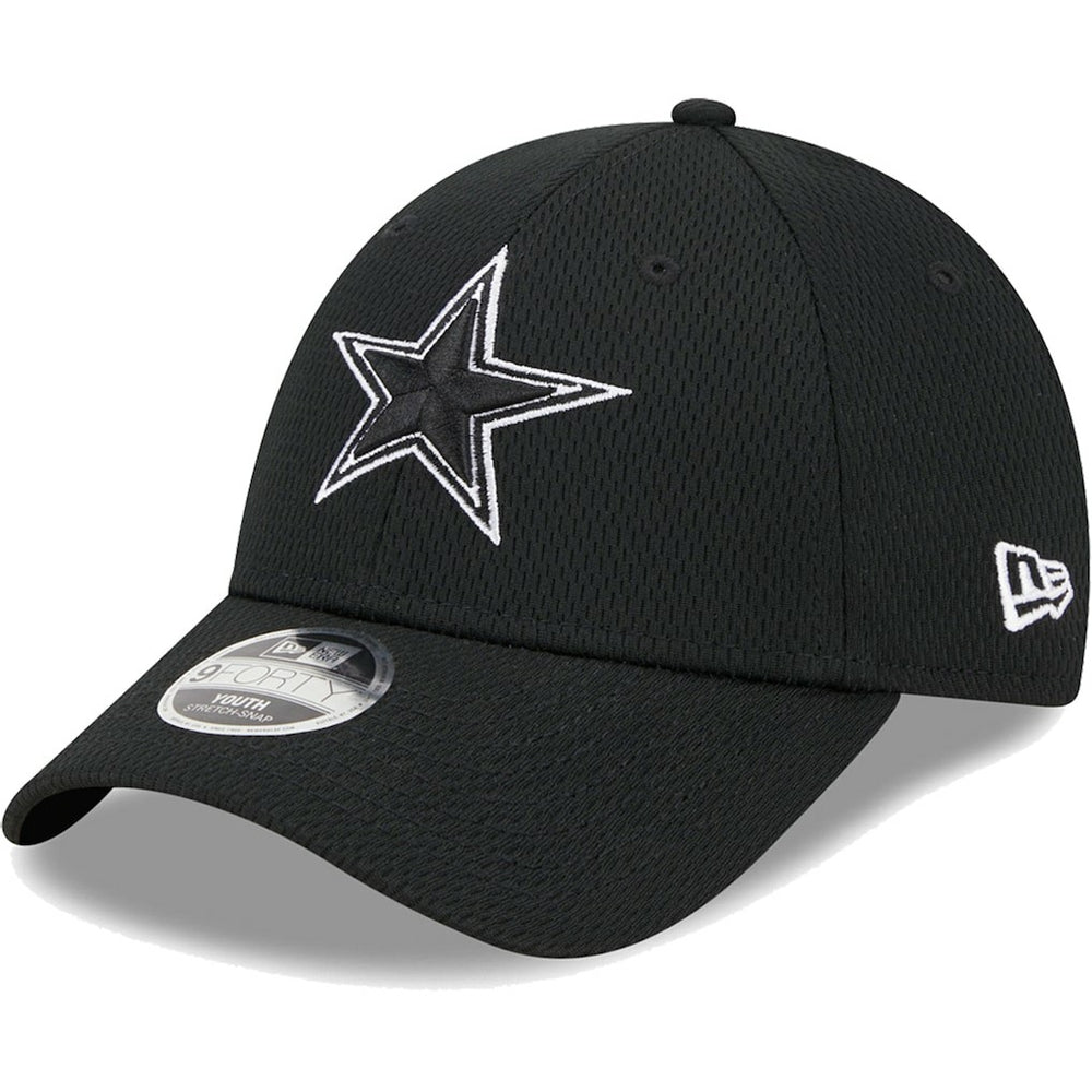 Dallas Cowboys New Era Youth Main B-Dub 9FORTY Adjustable Hat - Black Hats