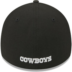 Dallas Cowboys New Era Main 39THIRTY Flex Hat - Black Hats