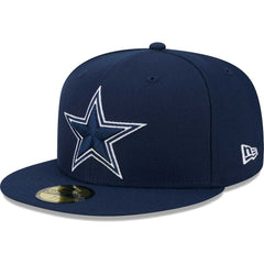 Dallas Cowboys New Era Main Patch 59FIFTY Fitted Hat - Navy Hats