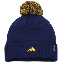 St. Louis Blues adidas COLD.RDY Cuffed Knit Hat with Pom - Blue | US 200012386