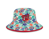 Washington Nationals New Era Tropic Floral Bucket Hat Hats