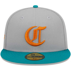 Cincinnati Reds New Era 59FIFTY Fitted Hat - Gray/Teal Hats
