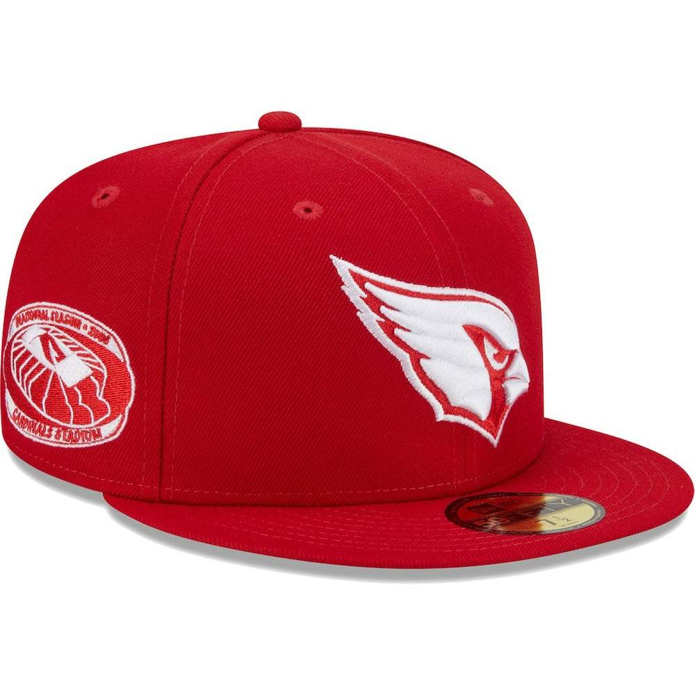 Arizona Cardinals New Era 2006 Inaugural Season Main Patch 59FIFTY Fitted Hat - Scarlet Hats