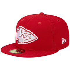 Kansas City Chiefs New Era Super Bowl LIV Main Patch 59FIFTY Fitted Hat - Scarlet Hats