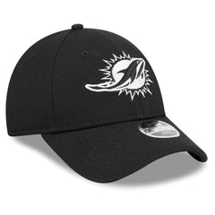 Miami Dolphins New Era Youth Main B-Dub 9FORTY Adjustable Hat - Black Hats