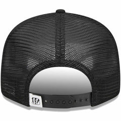 Cincinnati Bengals New Era Main Trucker 9FIFTY Snapback Hat - Black Hats