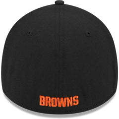 Cleveland Browns New Era Main 39THIRTY Flex Hat - Black Hats