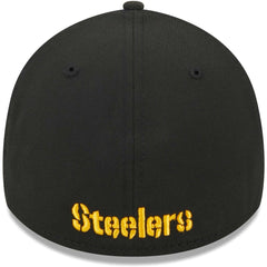Pittsburgh Steelers New Era Main 39THIRTY Flex Hat - Black Hats