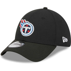 Tennessee Titans New Era Main 39THIRTY Flex Hat - Black Hats