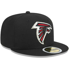 Atlanta Falcons New Era Youth Main 59FIFTY Fitted Hat - Black Hats