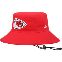 Kansas City Chiefs New Era Main Bucket Hat - Red Hats