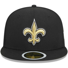 New Orleans Saints New Era Youth Main 59FIFTY Fitted Hat - Black Hats