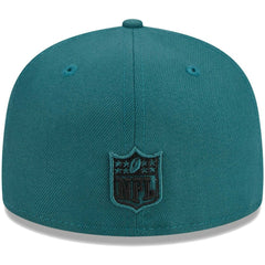 Philadelphia Eagles New Era Youth Main 59FIFTY Fitted Hat - Midnight Green Hats