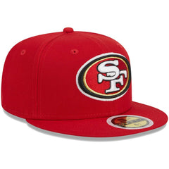San Francisco 49ers New Era Youth Main 59FIFTY Fitted Hat - Scarlet Hats