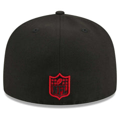 Atlanta Falcons New Era Main Patch 59FIFTY Fitted Hat - Black Hats