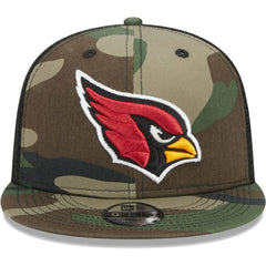 Arizona Cardinals New Era Youth Main Trucker 9FIFTY Snapback Hat - Camo Hats