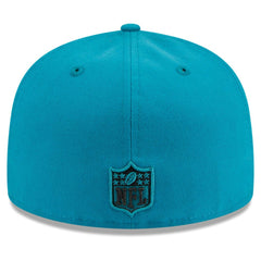 Jacksonville Jaguars New Era Main Patch 59FIFTY Fitted Hat - Teal Hats