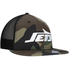 New York Jets New Era Youth Main Trucker 9FIFTY Snapback Hat - Camo Hats