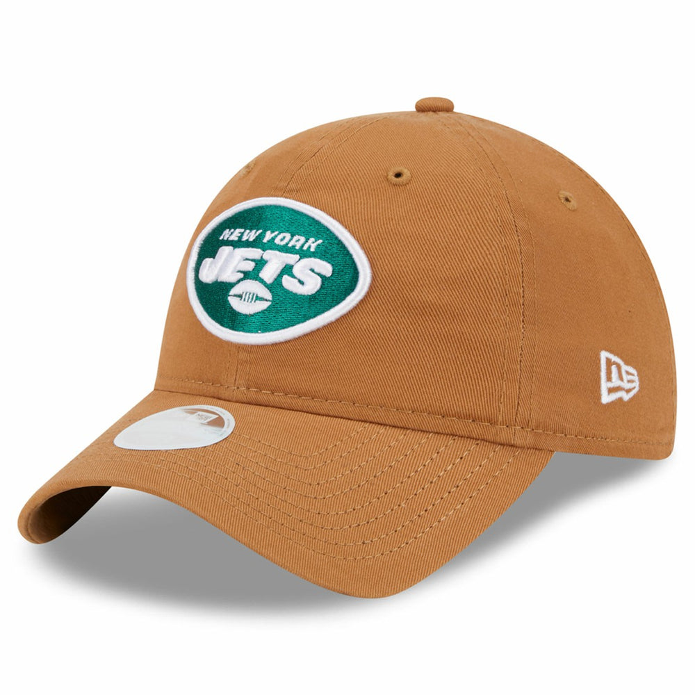 New York Jets New Era Women's Main Core Classic 2.0 9TWENTY Adjustable Hat - Brown Hats