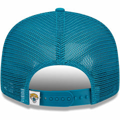 Jacksonville Jaguars New Era Youth Main Trucker 9FIFTY Snapback Hat - Teal Hats