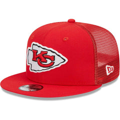 Kansas City Chiefs New Era Youth Main Trucker 9FIFTY Snapback Hat - Red Hats