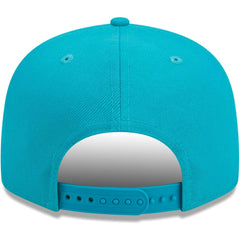 Miami Dolphins New Era Main Script 9FIFTY Snapback Hat - Aqua Hats