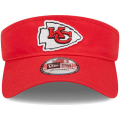 Kansas City Chiefs New Era Main Adjustable Visor - Red