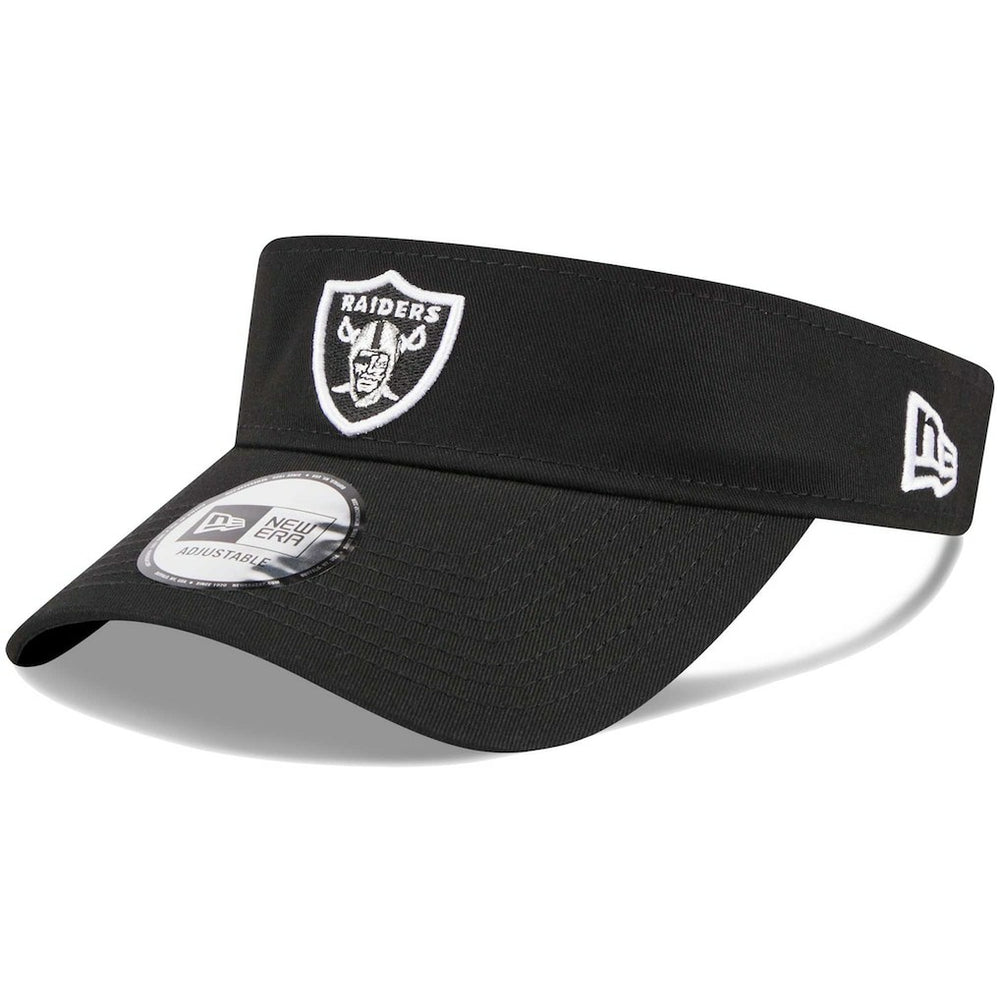 Las Vegas Raiders New Era Main Adjustable Visor - Black