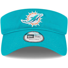 Miami Dolphins New Era Main Adjustable Visor - Aqua