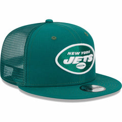 New York Jets New Era Youth Main Trucker 9FIFTY Snapback Hat - Green Hats