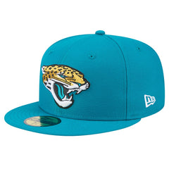 Jacksonville Jaguars New Era Main 59FIFTY Fitted Hat - Teal Hats