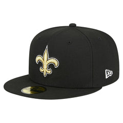 New Orleans Saints New Era Main 59FIFTY Fitted Hat - Black Hats