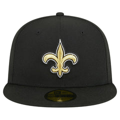 New Orleans Saints New Era Main 59FIFTY Fitted Hat - Black Hats