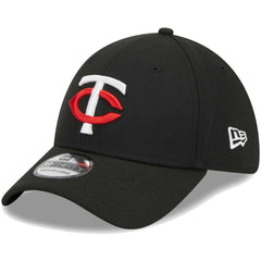 Minnesota Twins New Era Logo 39THIRTY Flex Hat - Black Hats