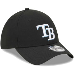 Tampa Bay Rays New Era Logo 39THIRTY Flex Hat - Black Hats