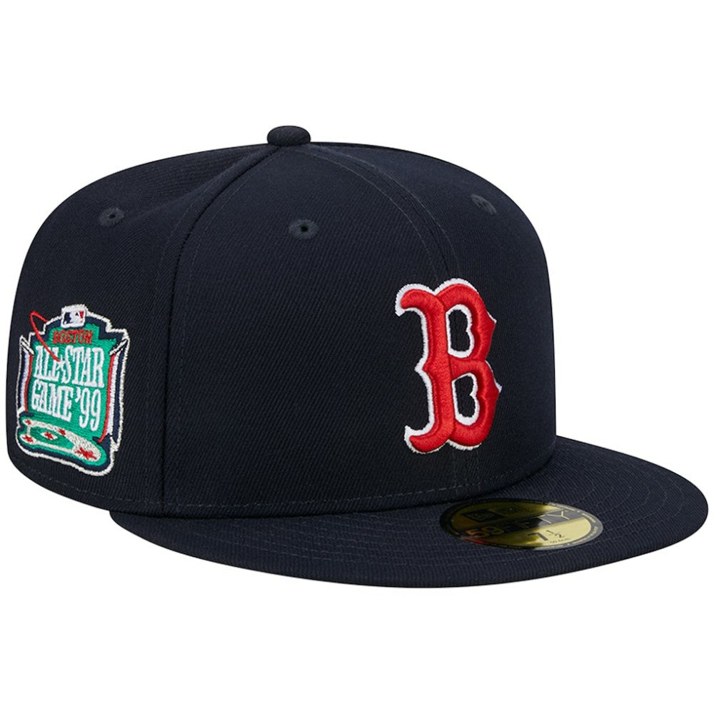 Boston Red Sox New Era 1999 All Star Game Team Color 59FIFTY Fitted Hat - Navy Hats